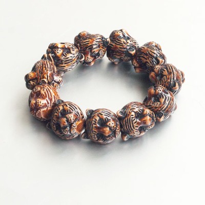 Tijger armband (albast)