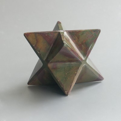 Merkaba versteend hout 03 (66 mm)