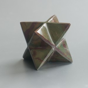 Merkaba versteend hout 03 (66 mm)