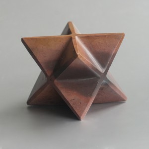 Merkaba versteend hout 04 (65 mm)