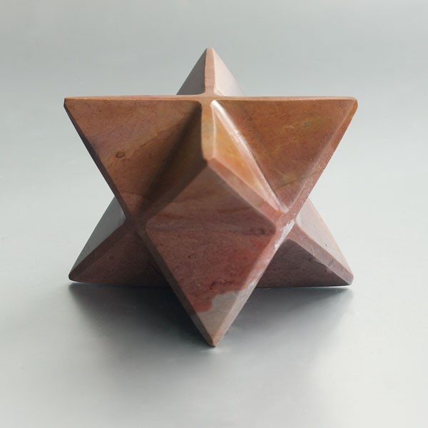 Merkaba versteend hout 04 (65 mm)