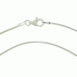 Zilveren slangen ketting  55 cm - 1,2 mm dikte