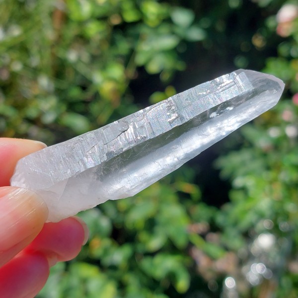 Bergkristal kristalpunt (laserwand kristal) ruw 01