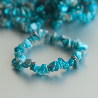 Blauwe Apatiet edelsteen armband