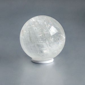 Witte Calciet edelsteen bol 05 (52 mm)