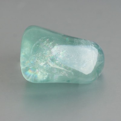 Groene fluoriet close regenboog