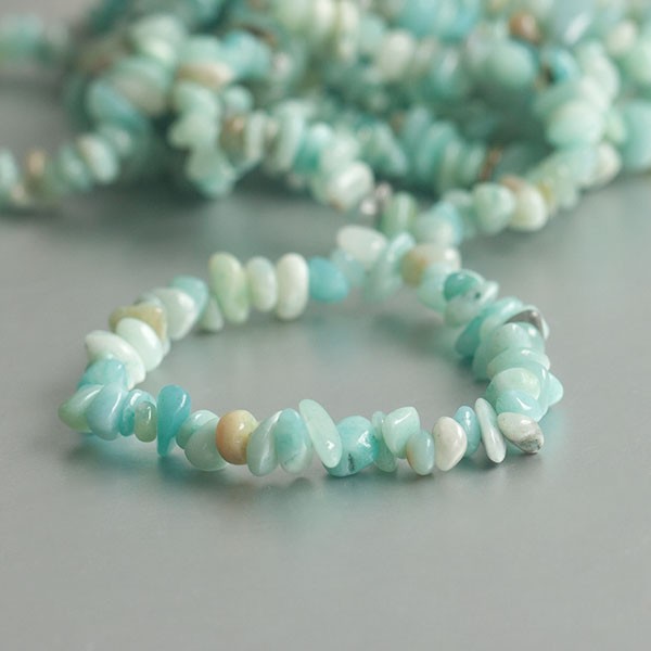 Amazoniet edelsteen armband AA |Vernieuwing & liefde | Blue Joy