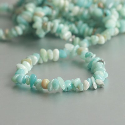 Amazoniet edelsteen armband AA |Vernieuwing & liefde | Blue Joy