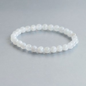 Regenboog Maansteen kogelarmband 6 mm