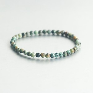 Afrikaans Turkoois kogelarmband 4 mm