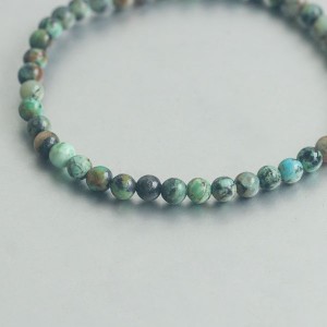 Afrikaans Turkoois kogelarmband 4 mm