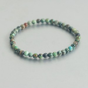 Afrikaans Turkoois kogelarmband 4 mm