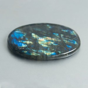 Labradoriet schijf XL gepolijst 04 | Aurabescherming | Blue Joy
