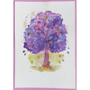 Art from the Heart kaart Amethist