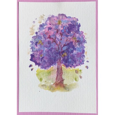 Art from the Heart kaart Amethist