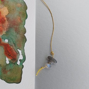 Art from the Heart boekenlegger Labradoriet 01 labradoriet kraaltjes