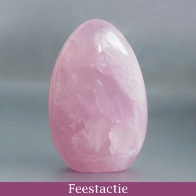 Rozenkwarts sculptuur actieprijs