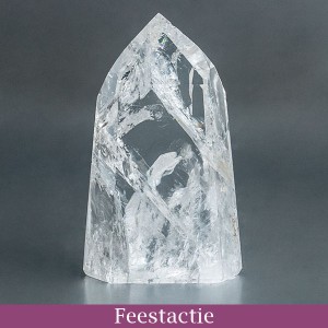 Bergkristal kristalpunt gepolijst 18 feest actieprijs