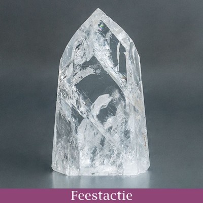 Bergkristal kristalpunt gepolijst 18 feest actieprijs