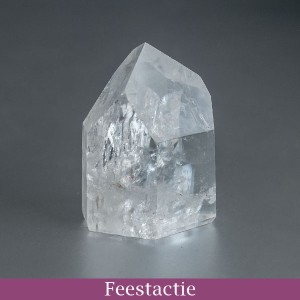 Bergkristal kristalpunt (tabulator) gepolijst 20 feest actieprijs
