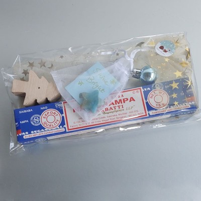 Kerstcadeauset Amazoniet ster en wierook