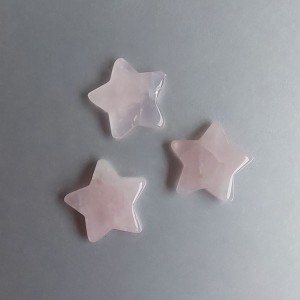 Rozenkwarts ster 3 cm | Liefde & Magische Creatie | Blue Joy