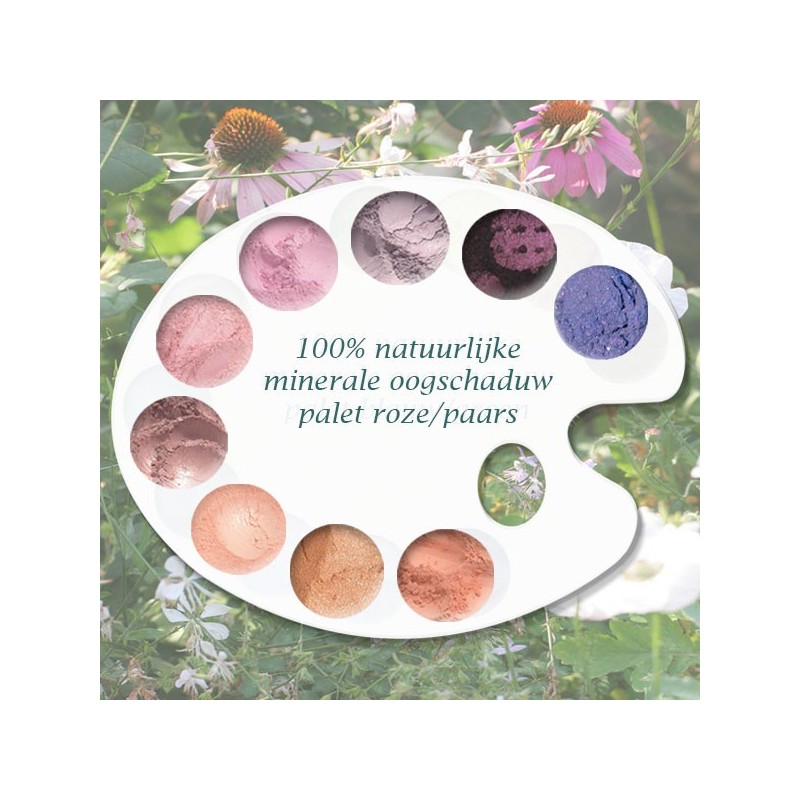 Navulling minerale oogschaduw - roze & paarstinten