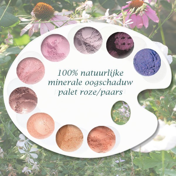 Navulling minerale oogschaduw - roze & paarstinten