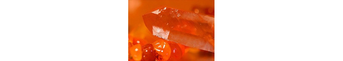 Oranje kristallen, edelstenen & mineralen | Blue Joy