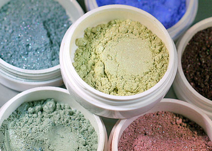 natuurlijke minerale oogschaduw
