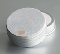 vegan minerale finishing powder in milieuvriendelijke verpakking