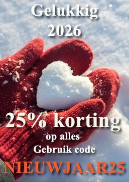 Nieuwjaarsactie 25% korting tot en met 4 januari 2026